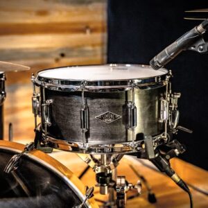 Opnamesessie in drumstudio