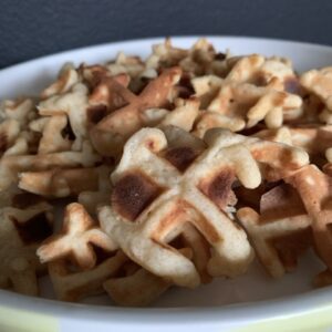 Gluten- en lactosevrije miniwafeltjes