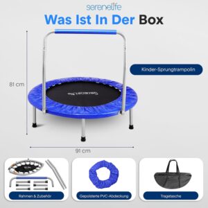 Inklapbare kindertrampoline